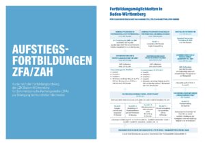 Übersicht der Aufstiegsfortbildungen im ZFZ für ZFA